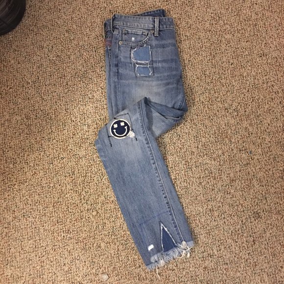 Lucky Brand 2/26 Ava Skinny Smiley Face Jeans - Picture 12 of 12